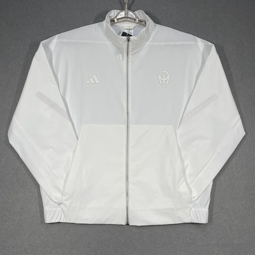 Adidas Jacket Mens Large‎ White Patrick Mahomes Windbreaker Reflective ZNE Woven
